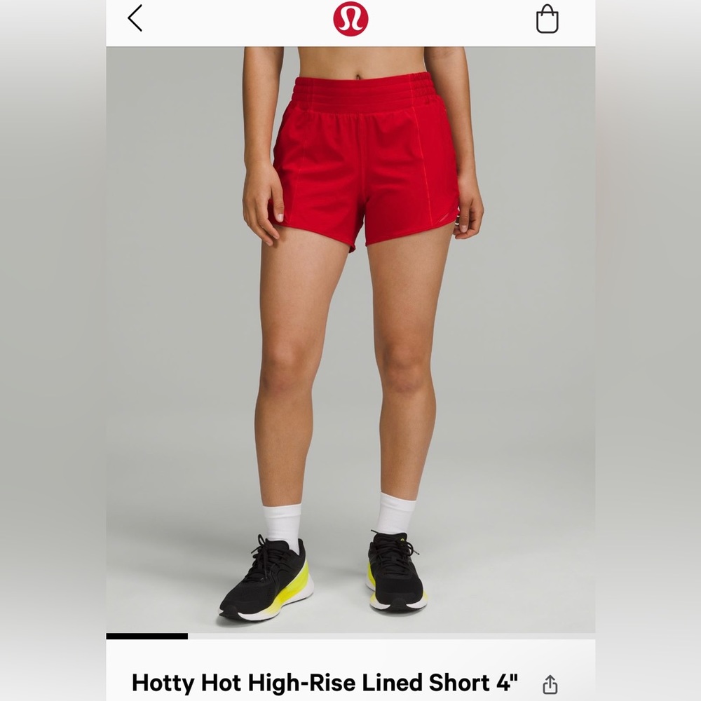 Lululemon Hotty Hot HR Short 4" *Lined